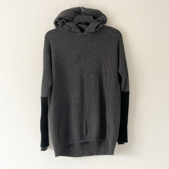 Athleta Sweaters - ATHLETA 100% Extra FIne Merino Wool Sweater Hoodie